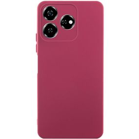 Чохол TPU GETMAN Liquid Silk Full Camera для ZTE Nubia V60 Бордовий / Marsala