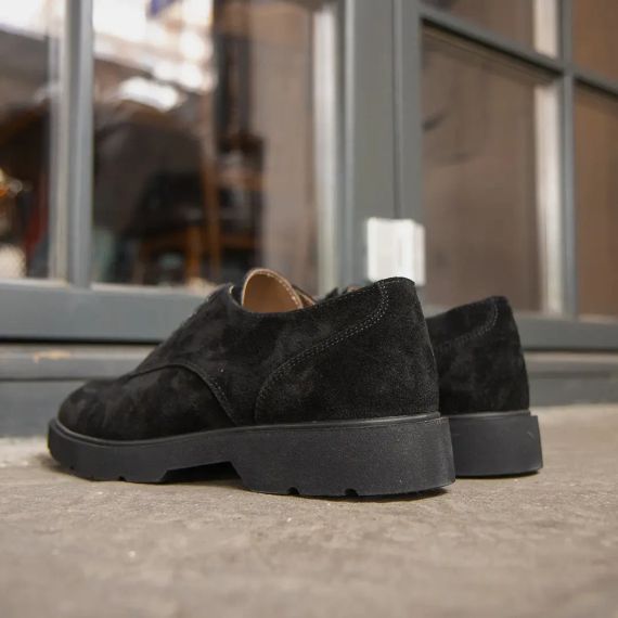 Чоловічі замшеві туфлі на товстій підошві 41 розмір | Зображення 1