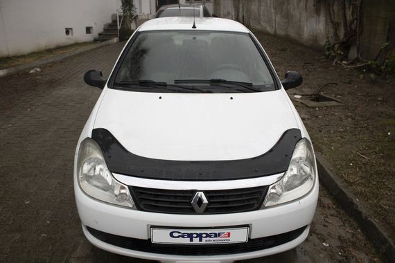 Дефлектор капоту (EuroCap) для Renault Symbol 2008-2013 рр | Зображення 4