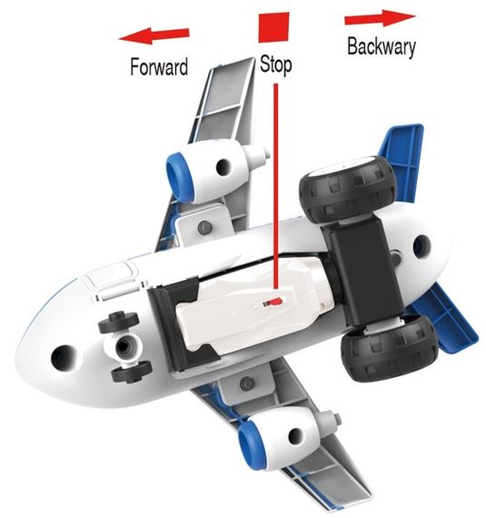 Літак з електродвигуном Diy Spatial Creativity LM8074-DZ-1 | Зображення 3