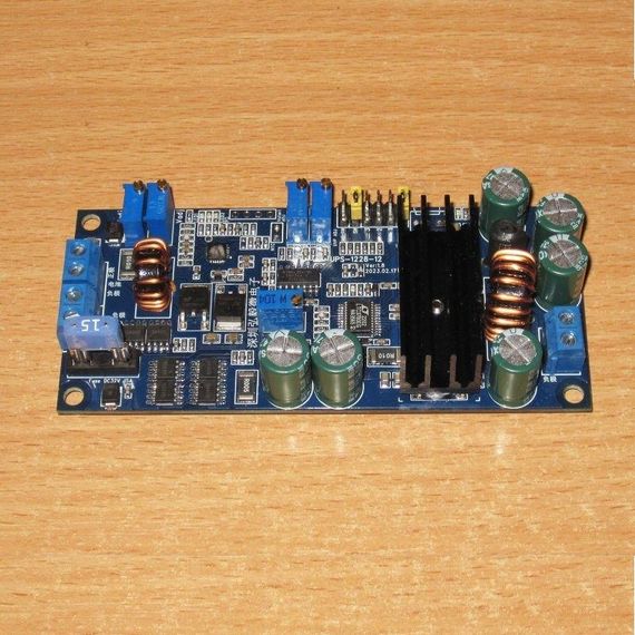 ИБП модуль вход 10-28V 15A, вых. 2-28V 8.3A, 2-5s (заряд 4-23V, 0.5-5A) UPS-1228-12