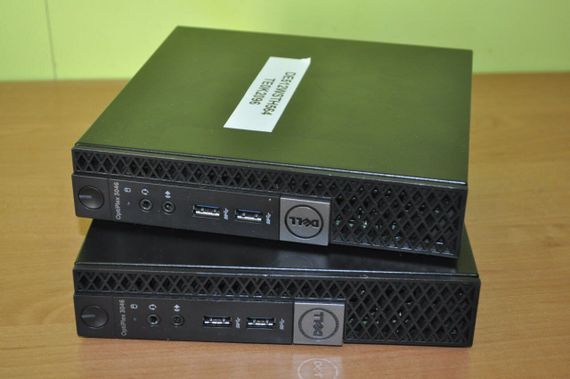Неттоп Dell OptiPlex 3046 Micro USFF / Intel Core i5-6500T (4 ядра по 2.5 - 3.1 GHz) / 8 GB DDR4 / 240 GB SSD / Intel HD Graphics 530 / Блок живлення / Windows 11 Pro б/в + Подарунок Флеш пам'ять USB 32 GB | Зображення 2