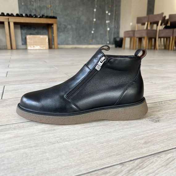 Теплі черевики з натуральної шкіри та ТЕП підошви | Зображення 1