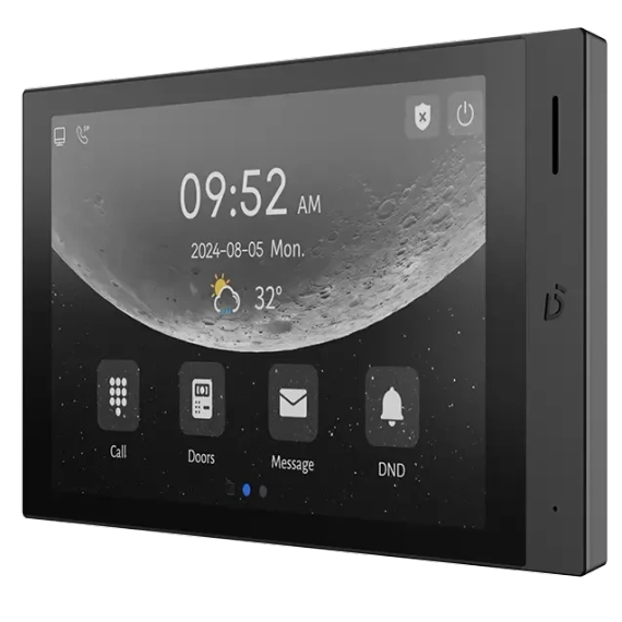 Dnake H616 BLACK 8' Android 10 Відеодомофон - Монітори | Зображення 1