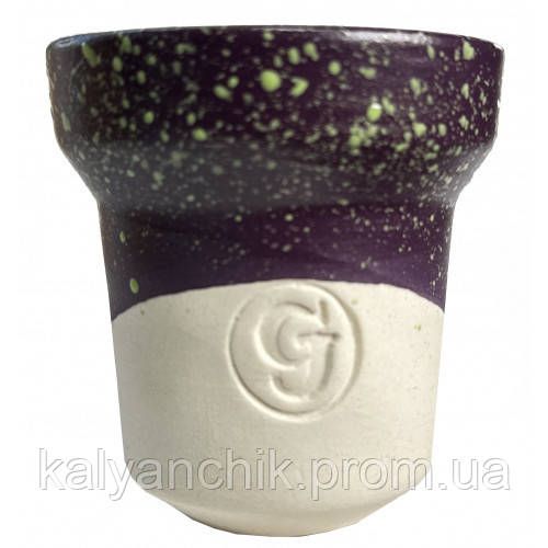 Чаша для кальяну GrynBowls фіолетовий/білий