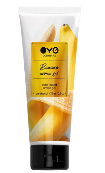 Універсальний ароматизований зволожуючий гель-лубрикант OYO - Banana aroma gel, 75 ml Sex Aura