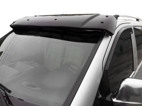 Козырек на лобовое стекло (черный глянец, 5мм) для Mercedes Viano 2004-2015 гг