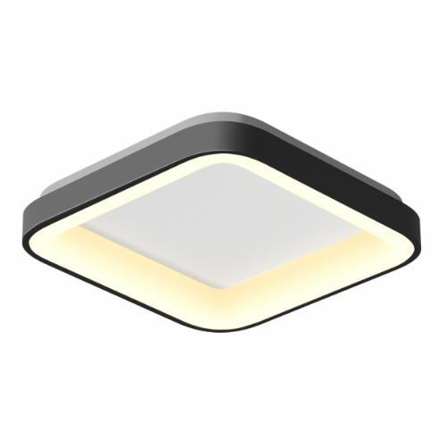 LED Світильник накладний квадратний 72W 2700-6000К 4700Lm 220V чорний VLE-ESC-72B Videx | Зображення 1