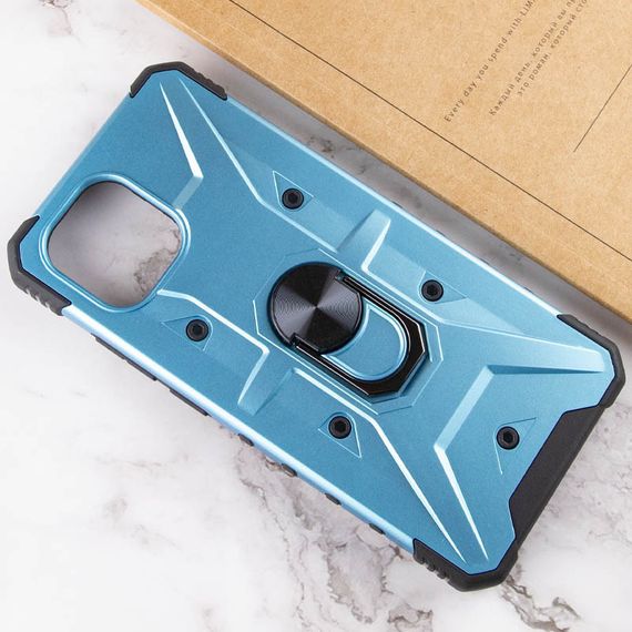 Ударостійкий чохол Pathfinder Ring для Samsung Galaxy A04 TPU+PC, Кольцо-держатель, Голубой / Light Blue | Зображення 3