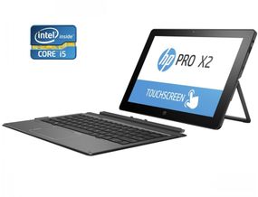 Нетбук-трансформер HP Pro x2 612 G2 / 12" (1920x1280) IPS Touch / Intel Core i5-7Y57 (2 (4) ядра по 1.2 - 3.3 GHz) / 8 GB DDR3 / 256 GB SSD / Intel HD Graphics 615 / WebCam / Win 10 Pro б/в