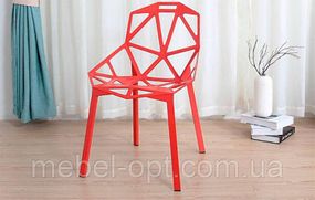 Стілець Chair one червоний алюміній, стиль модерн, дизайн Konstantin Grcic