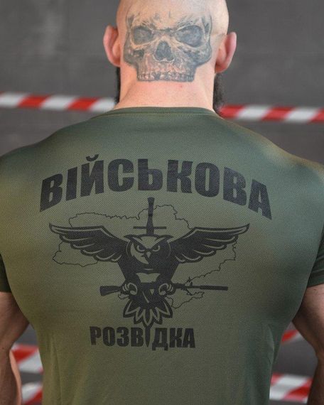 Тактична футболка потовідвідна Odin oliva розвідка ВТ6552 | Зображення 3