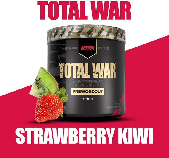 Предтренировочный комплекс Total War 435g (Strawberry Kiwi) | Зображення 2