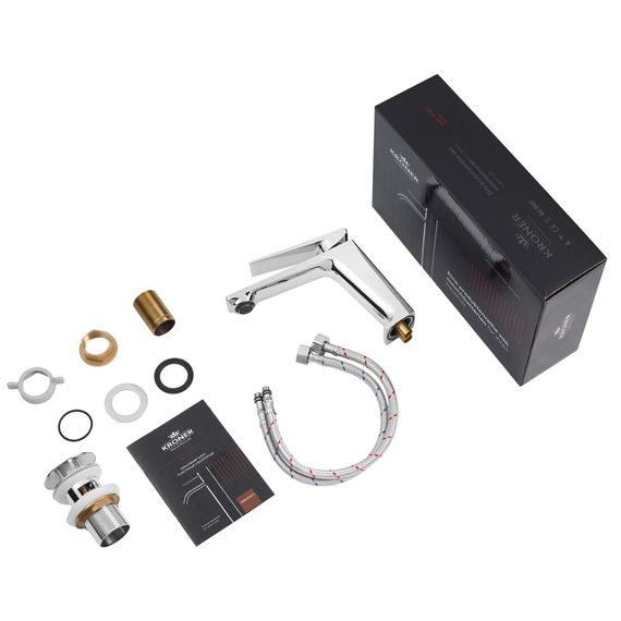 Змішувач для раковини Kroner KRP Ersel - C0111BV з донним клапаном (CV035468) | Зображення 7