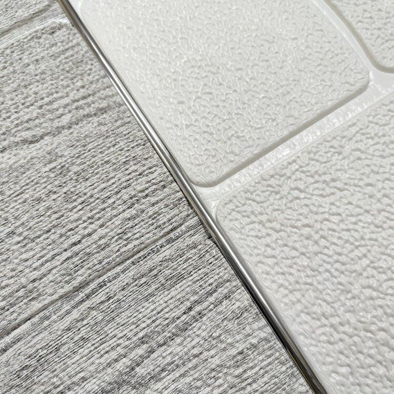 D-образний молдінг 3м х 8мм х 4мм Срібло (D) SW-00001552 | Зображення 3