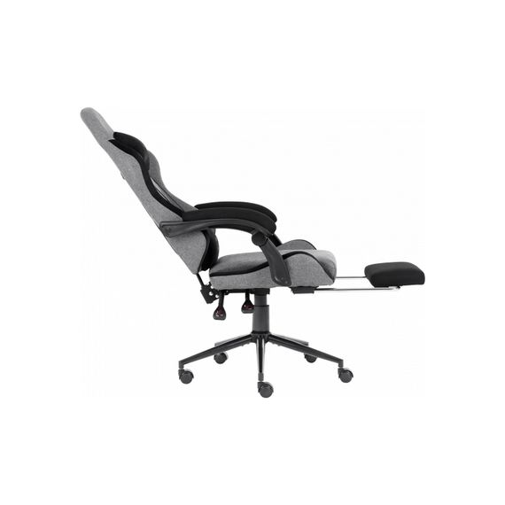 Крісло ігрове GT Racer X-2324 Gray/Black (X-2324 Fabric Gray/Black Suede) | Зображення 3