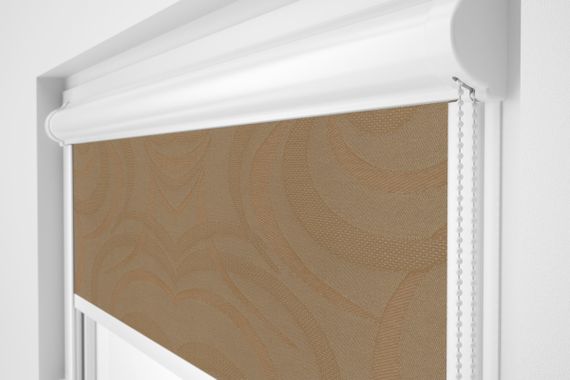 Рулонна штора Rolets Фестиваль 2-703-1100 110x170 см закритого типу Коричнева | Зображення 1