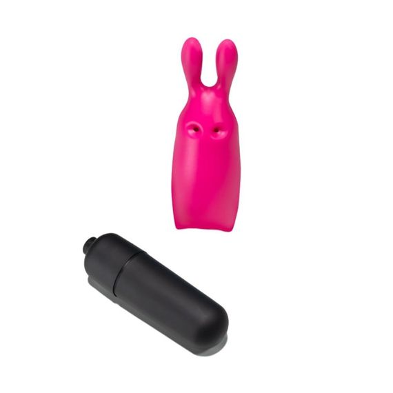 Кишеньковий вібратор зайчик Crushios O-Pet рожевий Sex Aura | Зображення 4