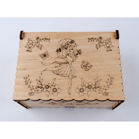 Набор для творчества "Лесная мавка" 100278 с глиттером и кисточкой | Зображення 1