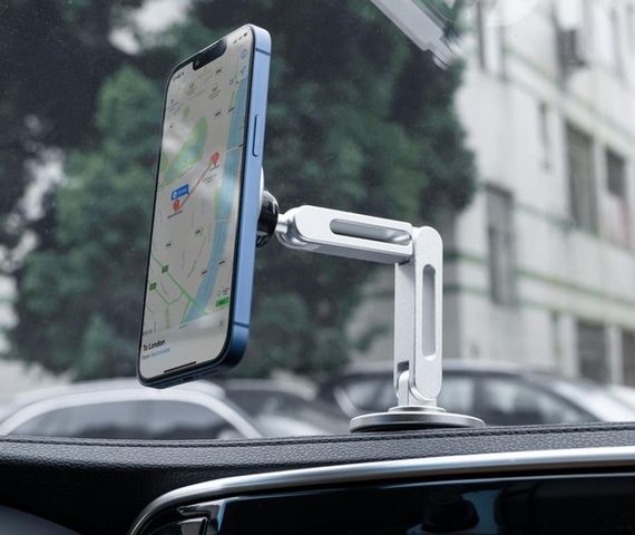Автотримач XO C148 Universal Magnetic metal 360° rotating Holder Silver | Зображення 2