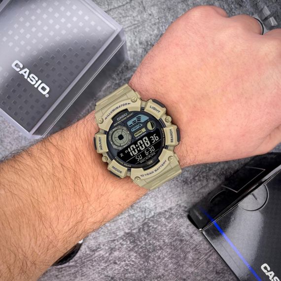 Чоловічий годинник Casio WS-1500H-5B | Зображення 3