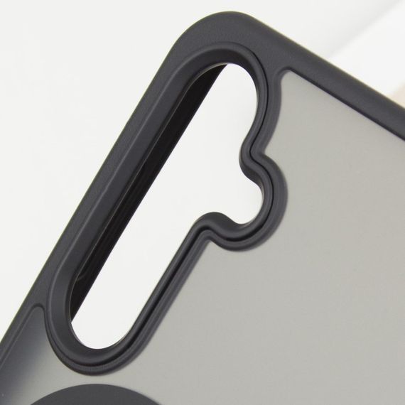 TPU+PC чохол Metal Buttons with MagSafe Colorful для Samsung Galaxy S24+ Чорний / Black | Зображення 6