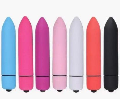 Компактный мини вибратор, ВиброПуля с 10 режимами вибрации фиолетовая Sex Aura | Зображення 1