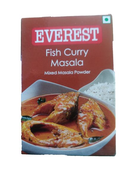 Рибная Кари Масала, Фиш Кари Масала, Fish Curry Masala, Everest, 50 г