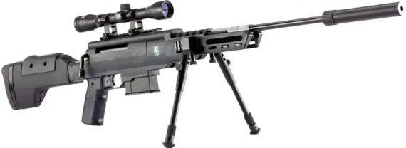 Гвинтівка пневматична Norica Black OPS Sniper + приціл 4x32 + сошки | Зображення 2