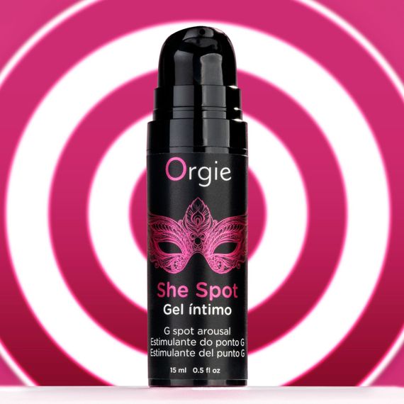 Гель для стимуляції точки G Orgie She Spot Intimate Gel, 15 мл, тепло-холод, ефект вібрації | Зображення 3