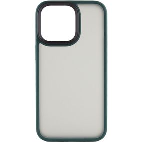 TPU+PC чохол Metal Buttons для Apple iPhone 13 Pro (6.1") TPU+PC, Зелений