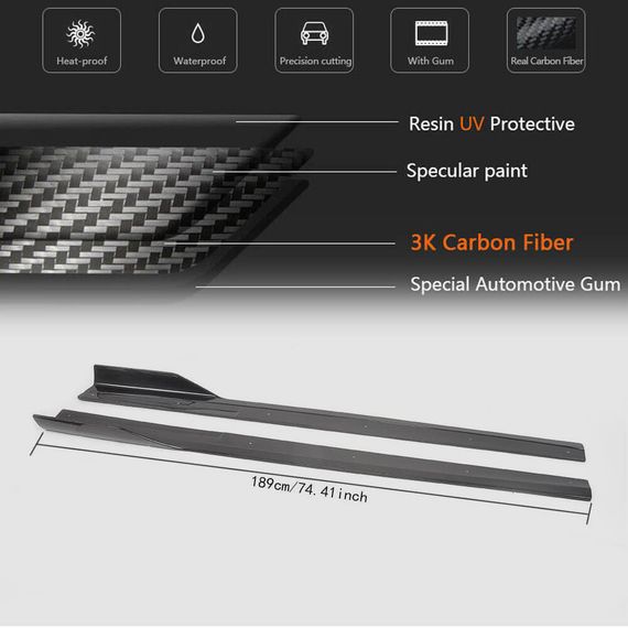 Боковые Пороги (2011-2013, Карбон) для Ferrari 458 Italia | Зображення 5