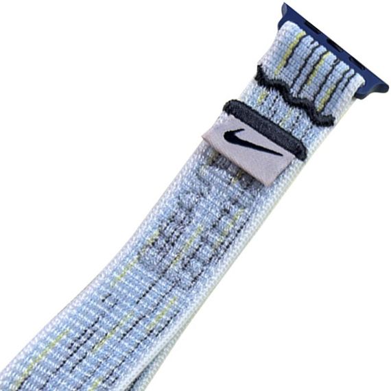 Ремінець Nike Sport Loop для Apple Watch 42(ser.1-3)/44/45/46/49mm Grey / Blue | Зображення 1