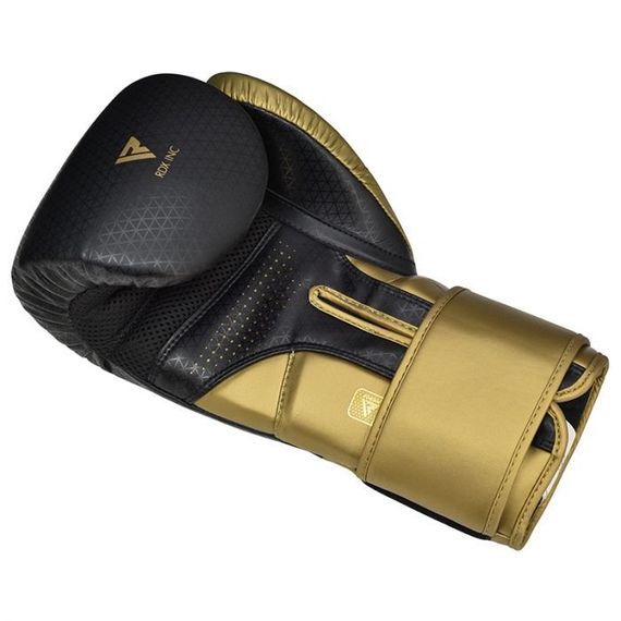 Боксерські рукавиці RDX MARK PRO SPARRING TRI LIRA 2 GOLDEN-14 унцій (капа в комплекті) | Зображення 3