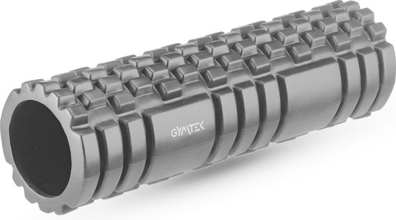 Массажный ролик Gymtek для йоги и фитнеса EVA 45см серый
