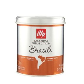 Кава мелена illy Arabica Selection Brasile 125 гр з/б Італія Іллі Бразилія