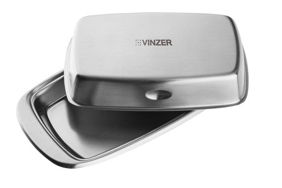 Маслянка з нержавіючої сталі Vinzer 50242 для вершкового масла