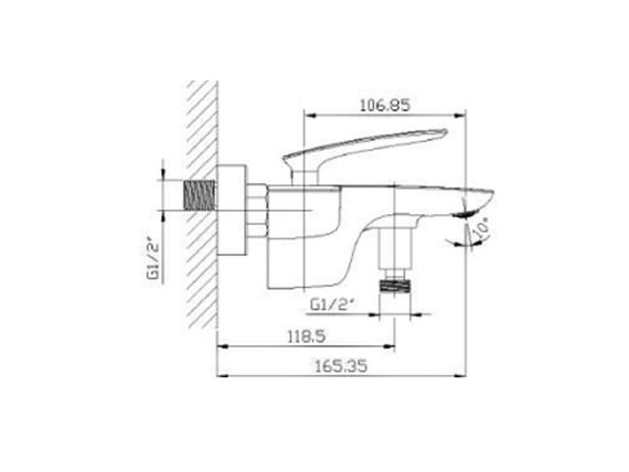 Змішувач для ванни NEWARC Life 981511 | Зображення 1