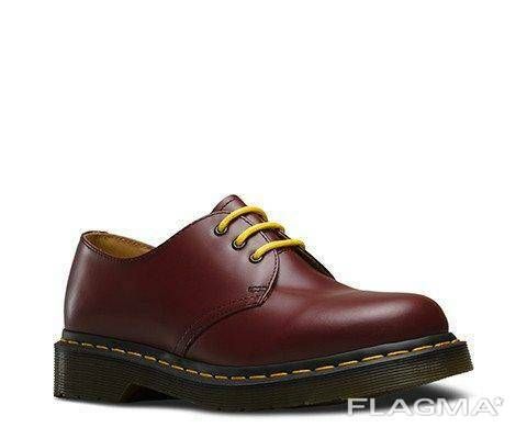 Ботинки полуботинки туфли Dr. Martens 1461 Cherry RED Smooth (Бордовые) Размер 41 42 43... | Зображення 9