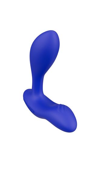 Смарт-вибромассажер простаты We-Vibe Vector+ ROYAL BLUE, пульт ДУ, регулируемый угол наклона | Зображення 3