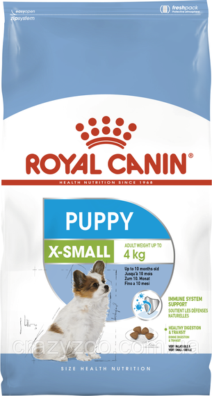Сухий корм для цуценят малих порід Royal Canin Puppy X-Small 1.5 кг 10020151