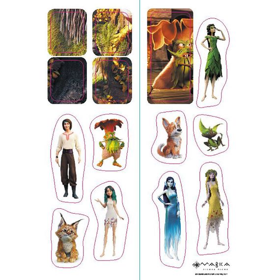 Розвиваючий зошит з наклейками "Мавка Допитливим та кмітливим" 1423014 з плакатом | Зображення 4