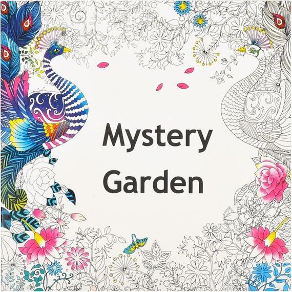 Раскраска антистресс "Mystery garden" 12 листов GDM-013