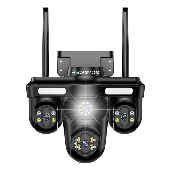 Зовнішня 20 MP IP камера Overscam 4 об’єктива 8K WiFi FFVideo