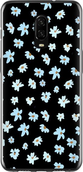 Чехол на OnePlus 6T Цветочный "4900u-1587-17620"