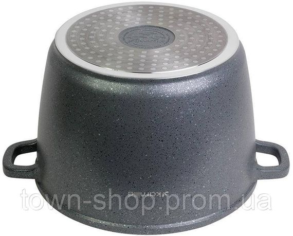 Кастрюля Kamille Landes Grey 10л с литыми алюминиевыми ручками KM-4428 | Зображення 2