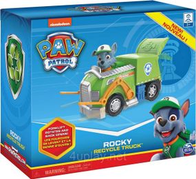 Щенячий патруль Рятувальний сміттєвоз і фігурка Роккі Оригінал PAW Patrol Rocky Recycle Truck