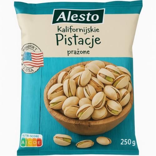 Фісташки Alesto Californian Pistachios смажені не солоні, (250 г)