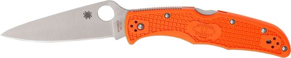 Ніж Spyderco Endura4 Flat Ground. Колір: помаранчевий