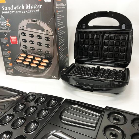 Бутербродница электрогриль, Настольный домашний гриль, Контактный гриль для стейков и овощей PV-25 | Зображення 2